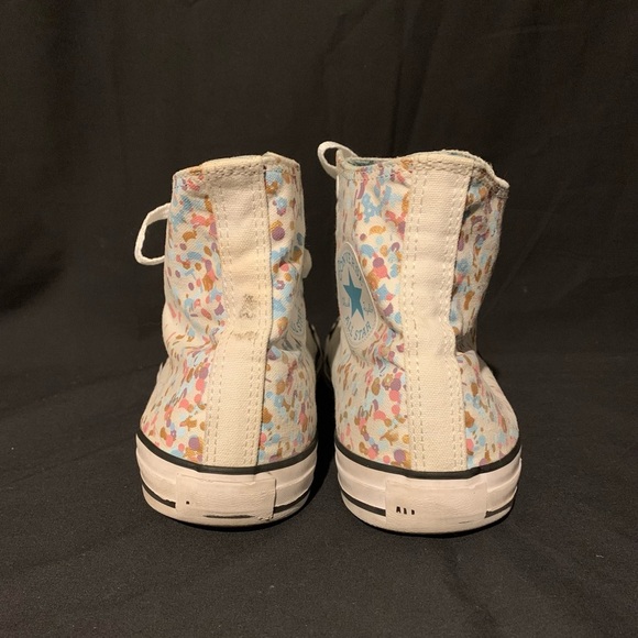 Converse Hi Top Confetti print sz Mens 10, Women’s 12 - Picture 5 of 7
